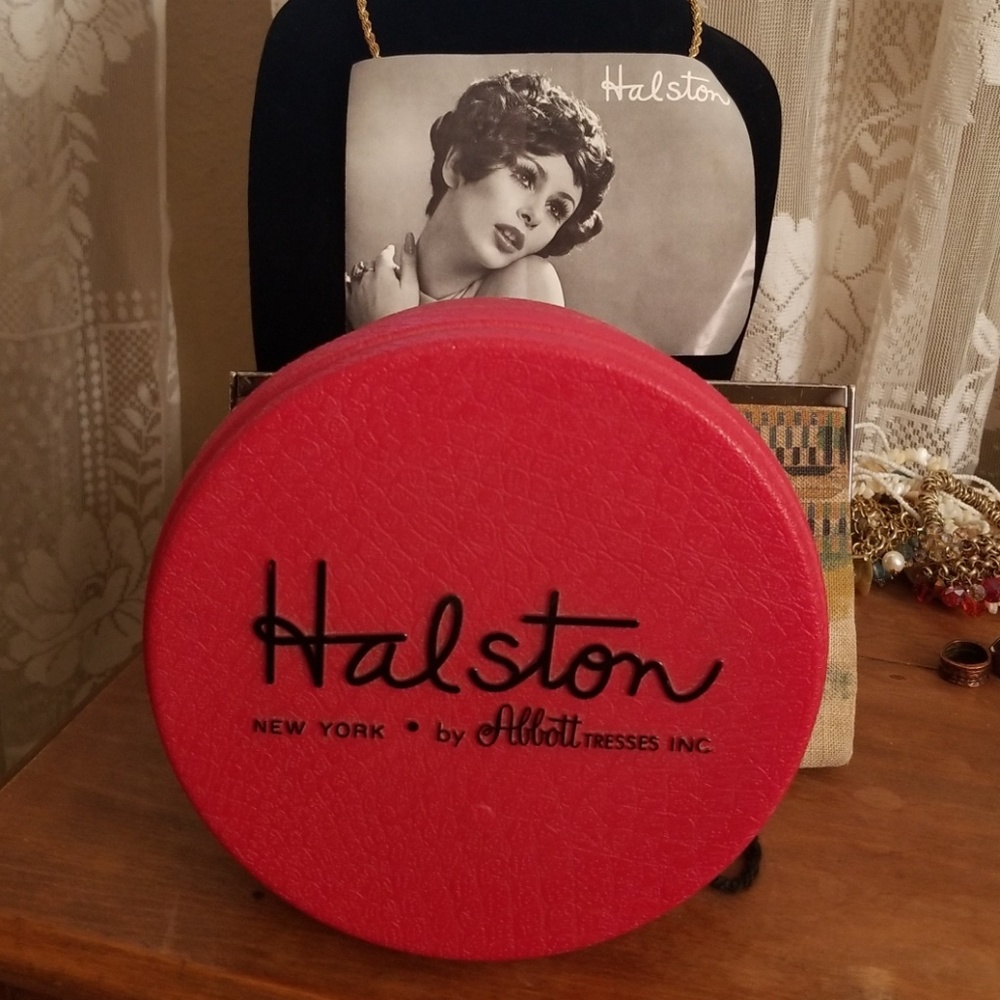 Halston Vintage Hat Box